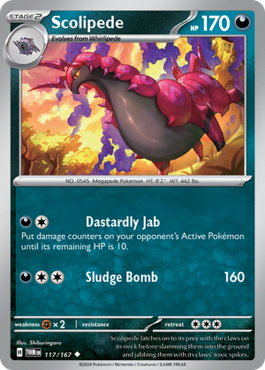 Scolipede (117/167) - Twilight Masquerade