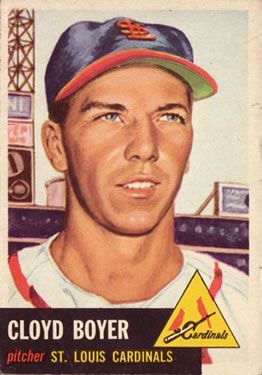 Cloyd Boyer 1953 Topps #60 Sports Card