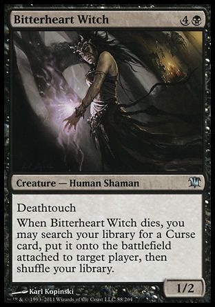 Bitterheart Witch (Innistrad) Trading Card