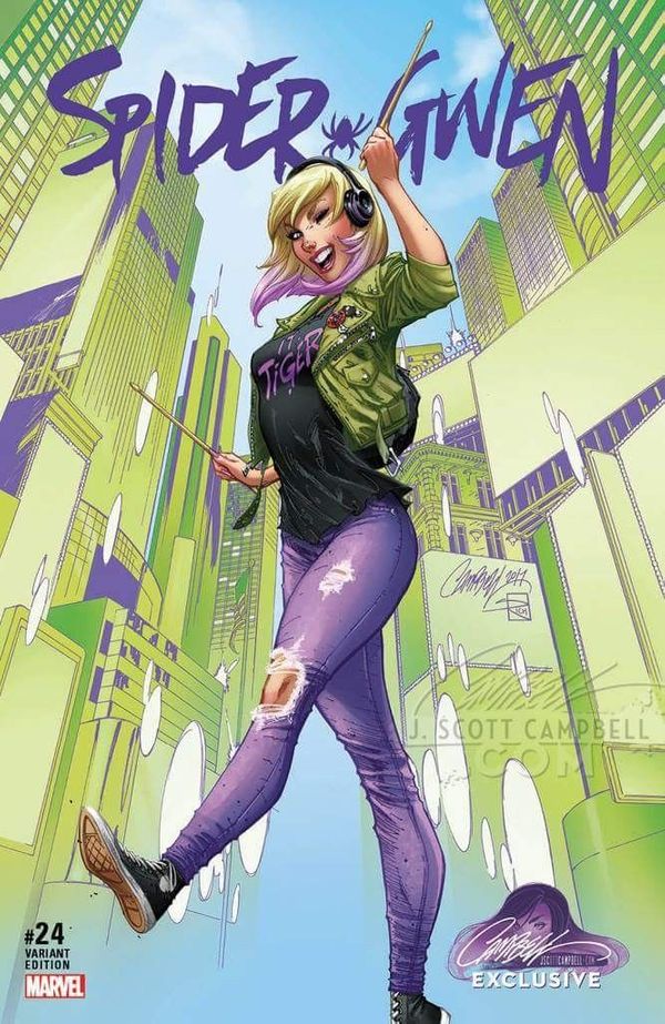 Spider-Gwen #24 (JScottCampbell.com Edition B)