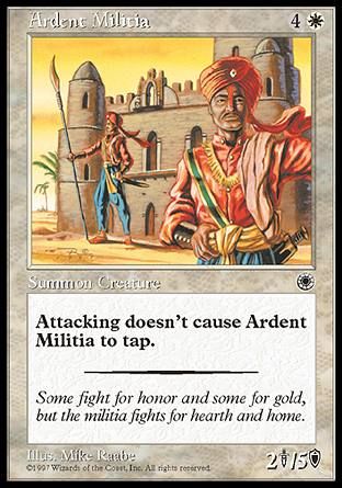 Ardent Militia (Portal) Trading Card