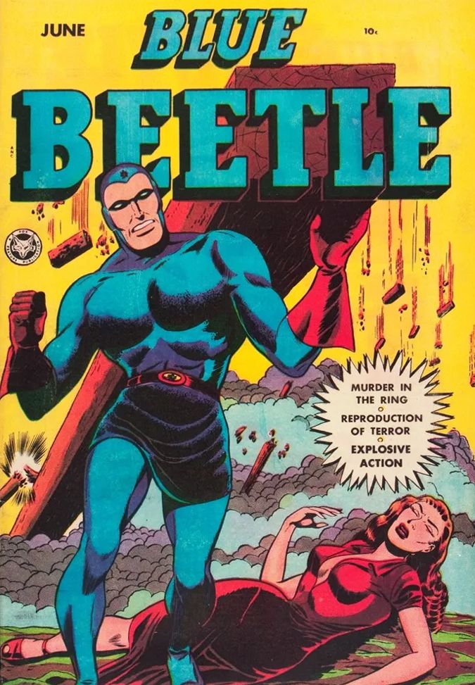 Blue Beetle #2: Golden Age Superhero Comic (Blue Beetle (Golden Age  Comic)): Lotzagoodstuf, Fox Feature Syndicate: 9798388307095: :  Books