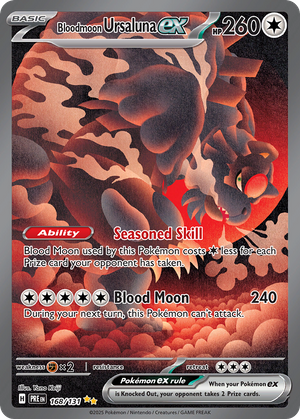Bloodmoon Ursaluna ex (168/131) - Prismatic Evolutions