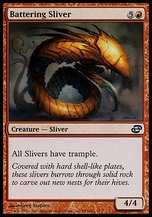 Battering Sliver (Planar Chaos) Trading Card