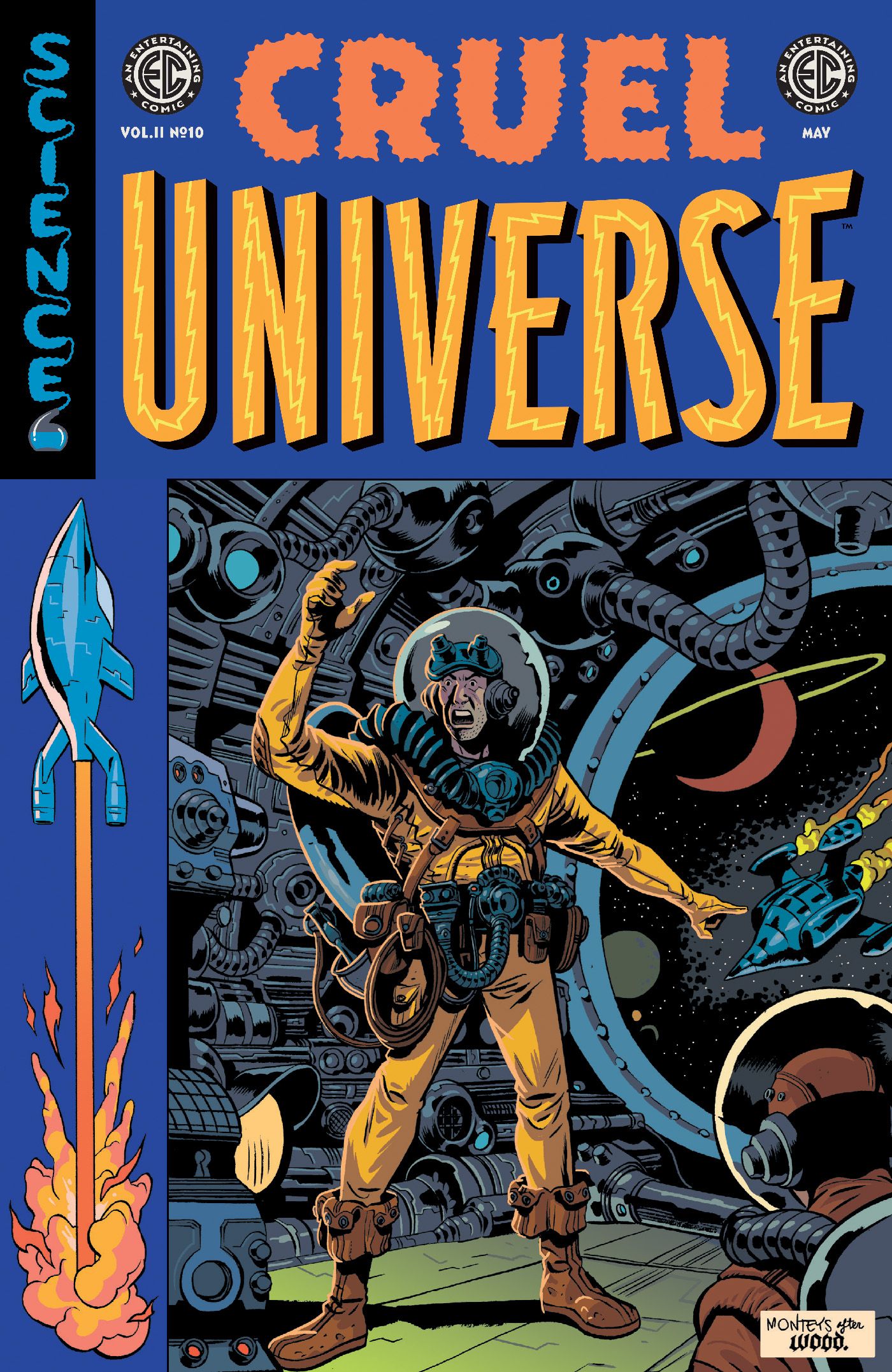 Cruel Universe 2 #10 (Cvr C Inc 1:10 Albert Monteys Ec Homage Variant) Comic