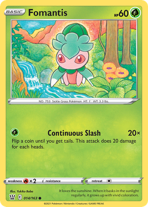 Fomantis (14/163) - Battle Styles