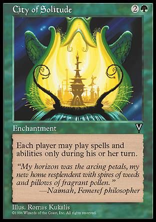 City of Solitude (Visions) Trading Card