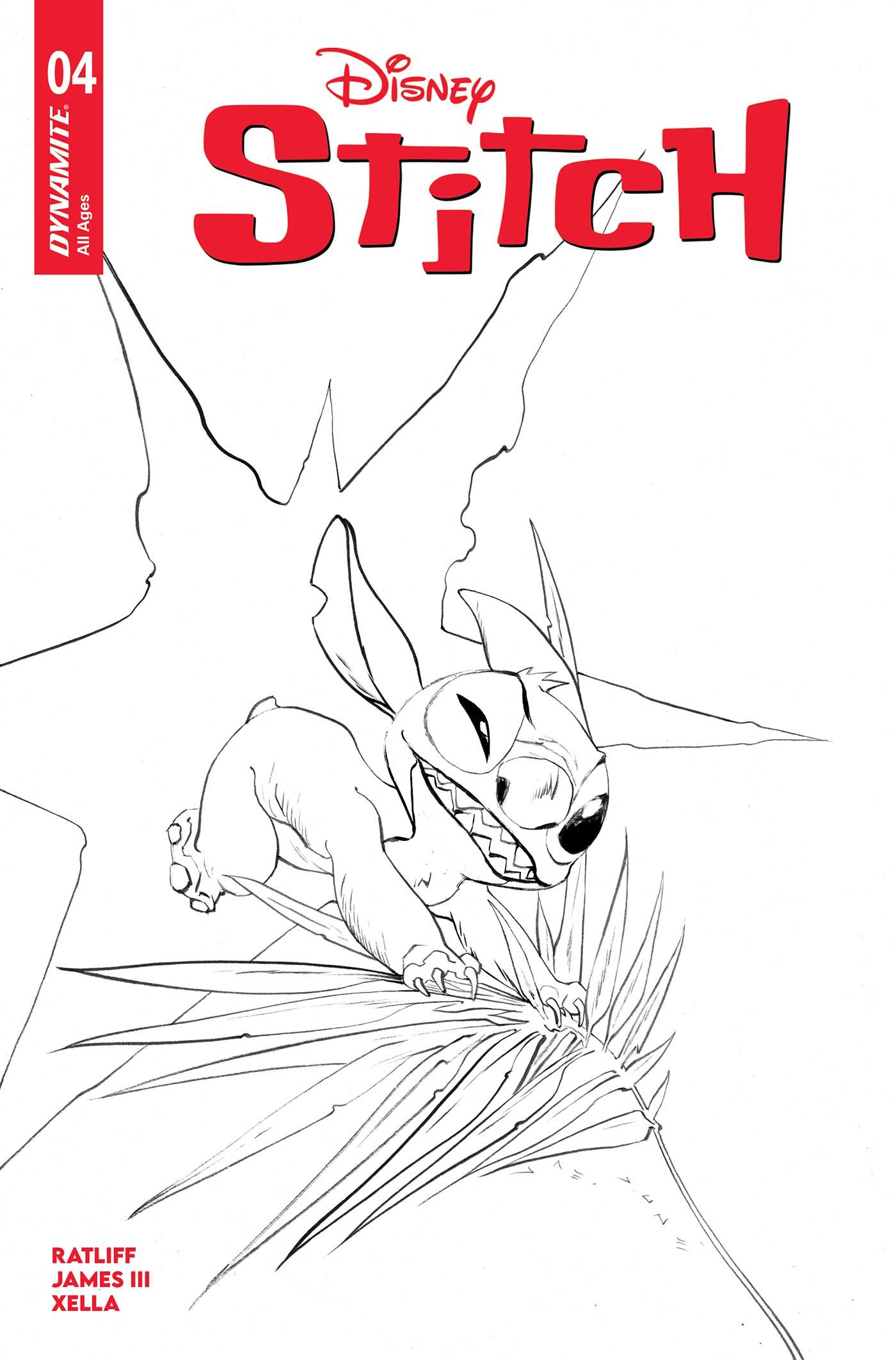 Stitch #4 (Cvr E Inc 1:10 Jae Lee Line Art Variant) Comic