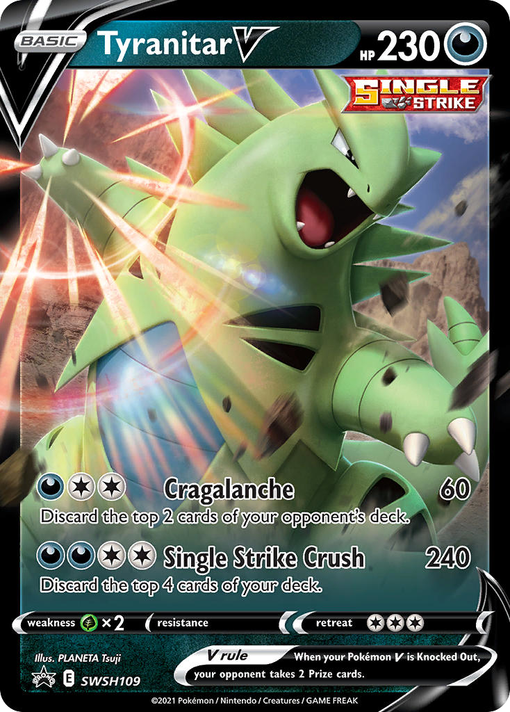 Tyranitar V (SWSH109) - SWSH Black Star Promos Pokémon Card