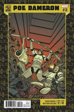 Poe Dameron #18 (Moore Star Wars 40th Anniv Variant)