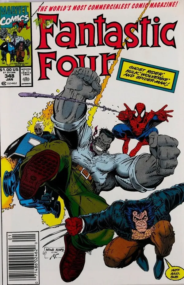 Fantastic Four #348 (Newsstand Edition) Value - GoCollect (fantastic ...