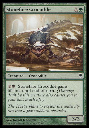Stonefare Crocodile (Jace vs. Vraska) Trading Card