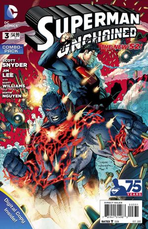 Superman Unchained #3 (Combo Pack)