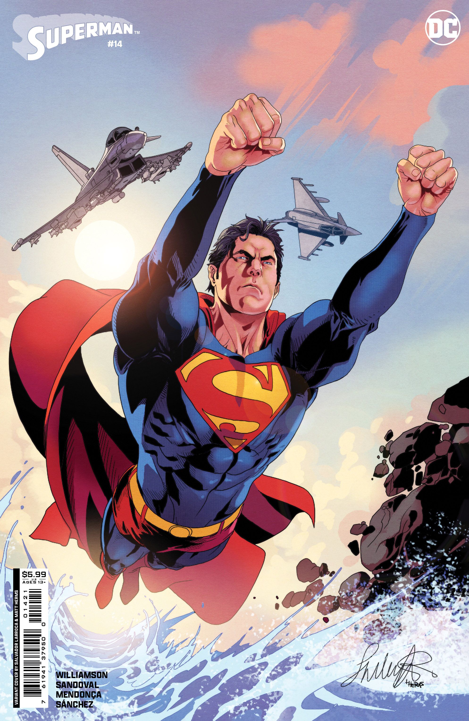 Superman #14 (Cvr B Salvador Larroca Card Stock Variant (house Of Brainiac)) Comic