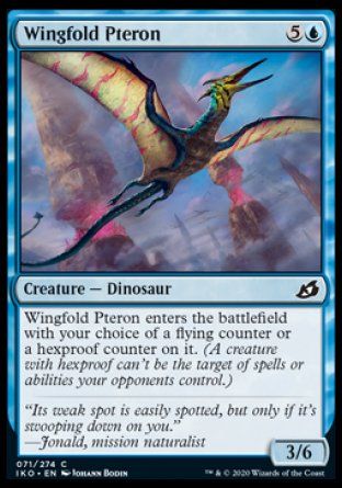 Wingfold Pteron (Ikoria Lair of Behemoths) Trading Card