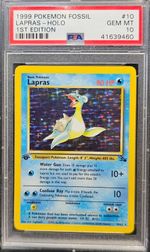 Lapras (10/62) - Fossil (1st Edition)