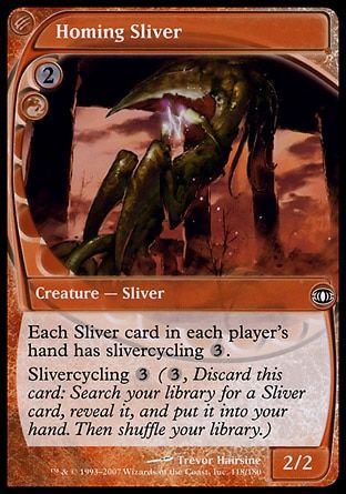 Homing Sliver (Future Sight) Trading Card