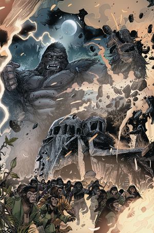 Kong on the Planet of the Apes #5 (Connecting Magno Variant)