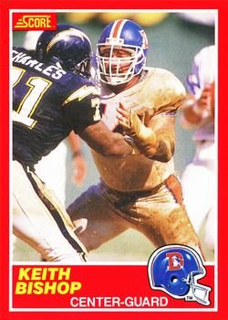 Keith Bishop 1989 Score #158 Sports Card