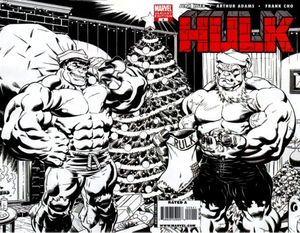 Hulk #9 (Santa Hulks Sketch Variant)