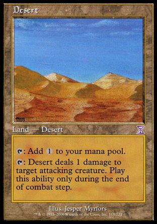 Desert (Time Spiral) Trading Card