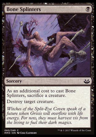 Bone Splinters (Modern Masters 2017) Trading Card