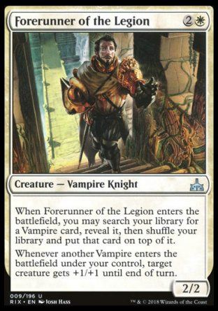 Forerunner of the Legion (Rivals of Ixalan) Trading Card