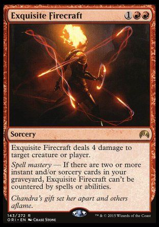 Exquisite Firecraft (Magic Origins) Trading Card