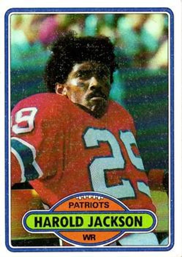 Harold Jackson Autographed 1980 Topps Card #7 New England Patriots PSA/DNA  #83363500 - Mill Creek Sports