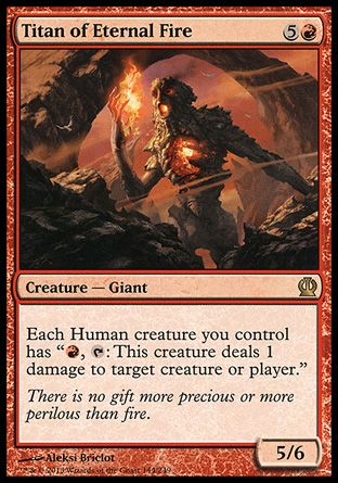 Titan of Eternal Fire (Theros) Trading Card