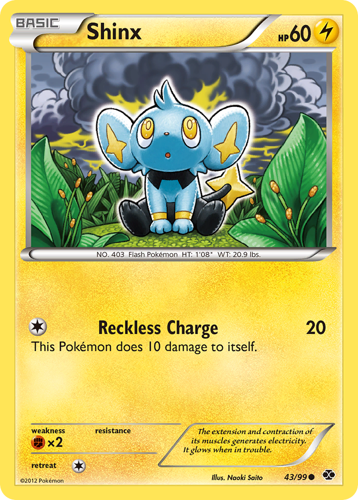 Shinx (43/99) - Next Destinies Pokémon Card