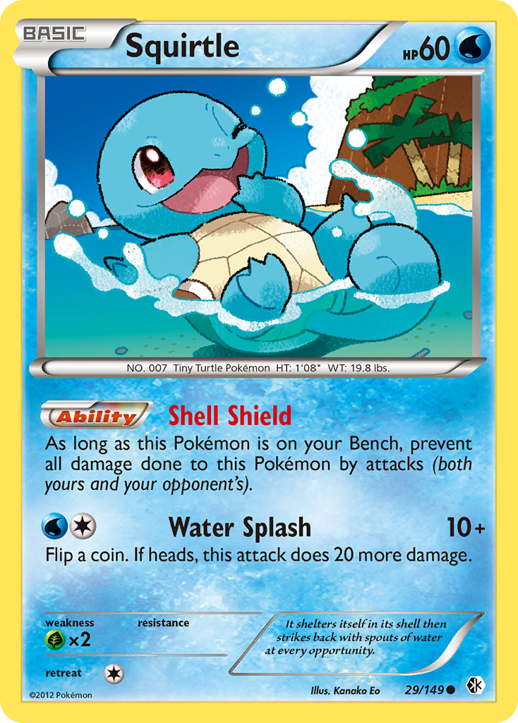 Squirtle (29/149) - Boundaries Crossed Pokémon Card