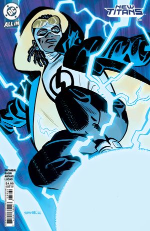 New Titans #38 (Second Printing Cvr B Chris Samnee Cardstock Variant)