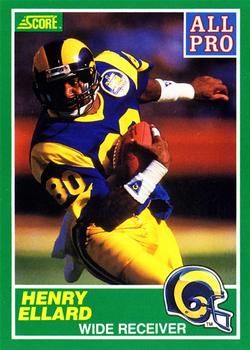 Henry Ellard 1989 Score #306 Sports Card