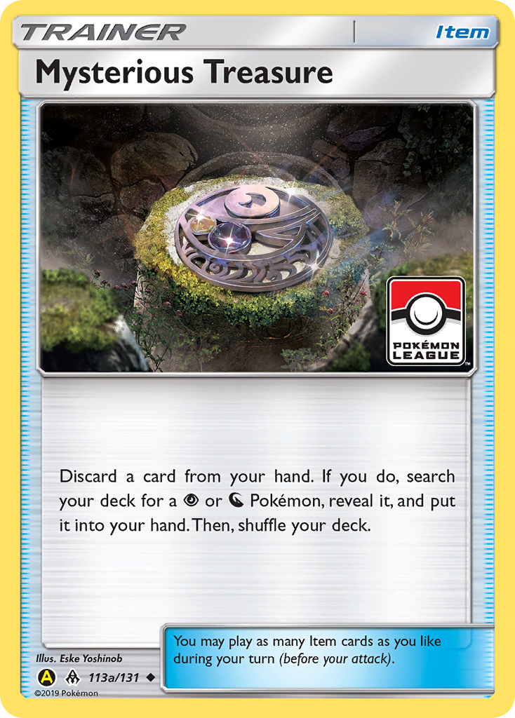 Mysterious Treasure (Trainer: Item) (113a) - Forbidden Light Pokémon Card