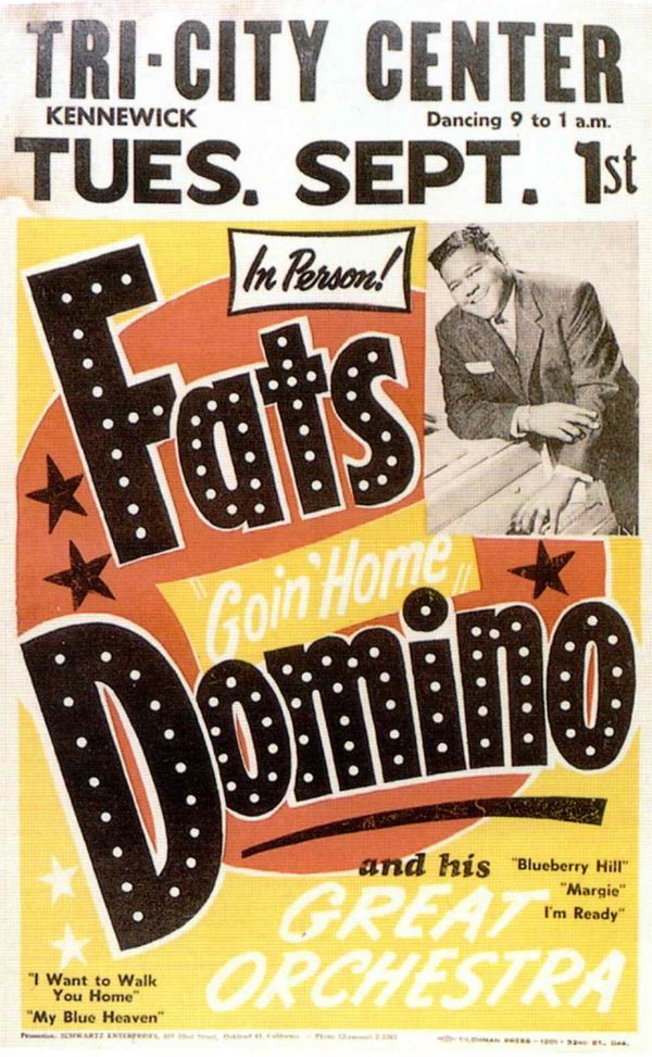AOR-1.20 Fats Domino Tri-City Center 1964