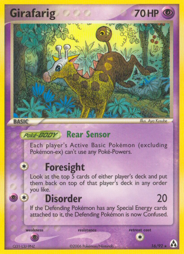 Girafarig (16/92) - Legend Maker Pokémon Card