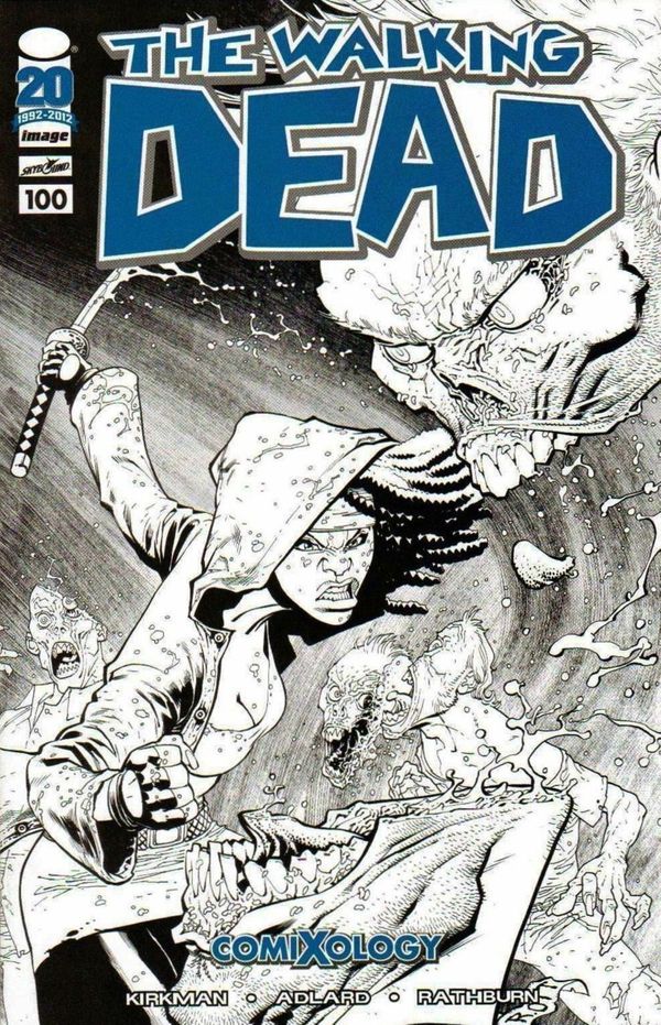 The Walking Dead #100 (Ottley Sketch ComiXology)
