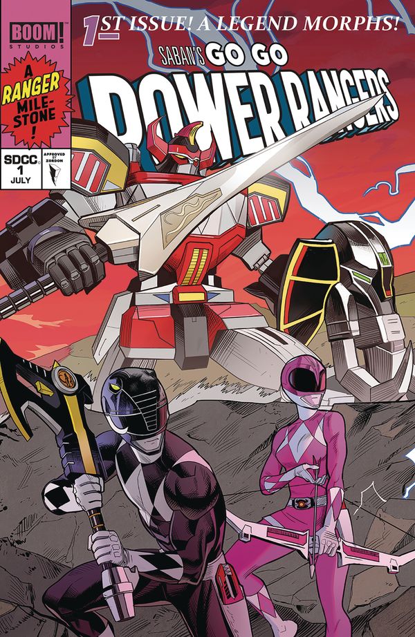 Saban's Go Go Power Rangers #1 (Mora Sdcc Connecting Cover A)