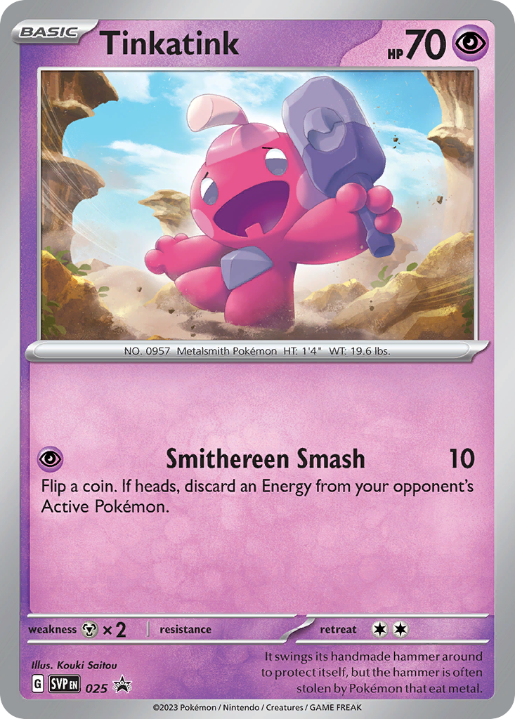 Tinkatink (25/148) - Scarlet & Violet Black Star Promos Pokémon Card