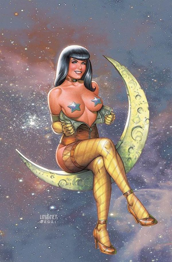Bettie Page: The Curse of the Banshee #4 (Cover J Linsner Ltd Virgin)