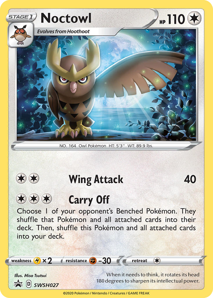 Noctowl (SWSH027) - SWSH Black Star Promos Pokémon Card