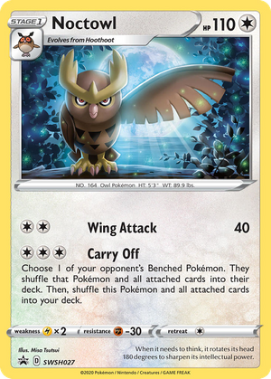 Noctowl (SWSH027) - SWSH Black Star Promos