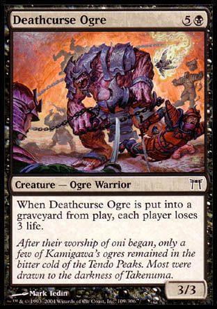 Deathcurse Ogre (Champions of Kamigawa) Trading Card