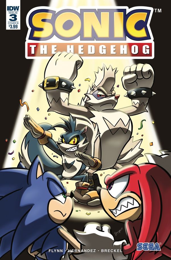 Sonic the Hedgehog #3 (Cover B Hernandez)