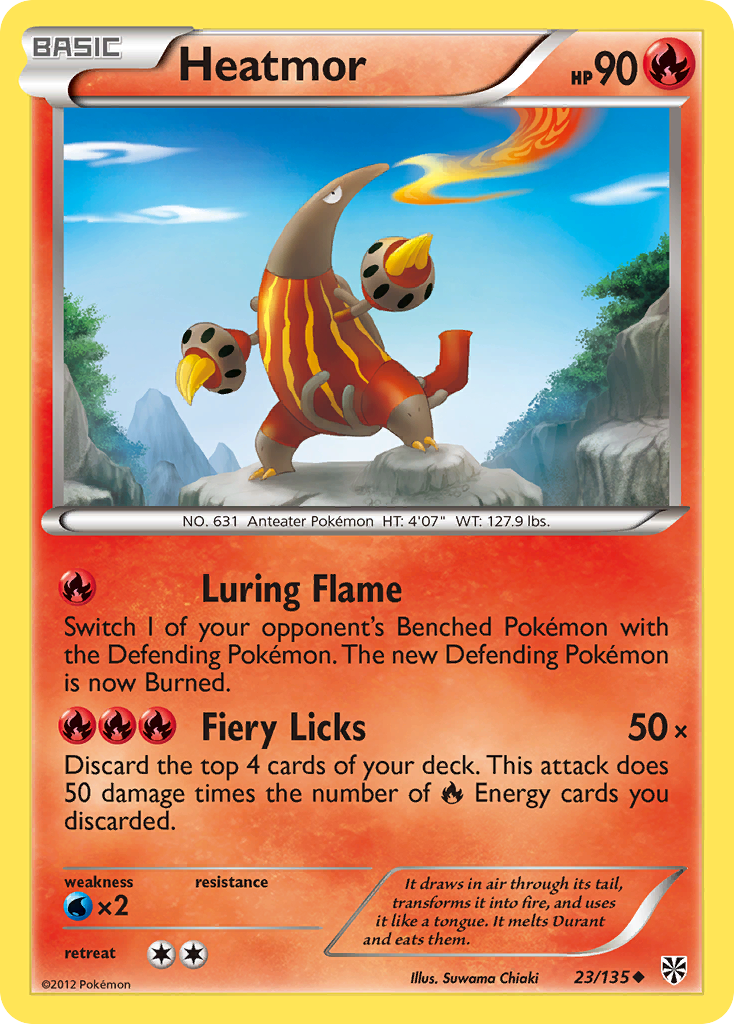 Heatmor (23/135) - Plasma Storm Pokémon Card