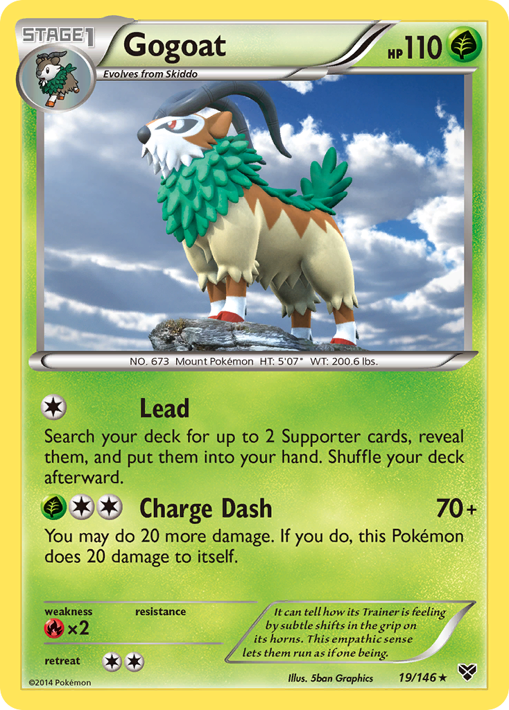 Gogoat (19/146) - XY Pokémon Card