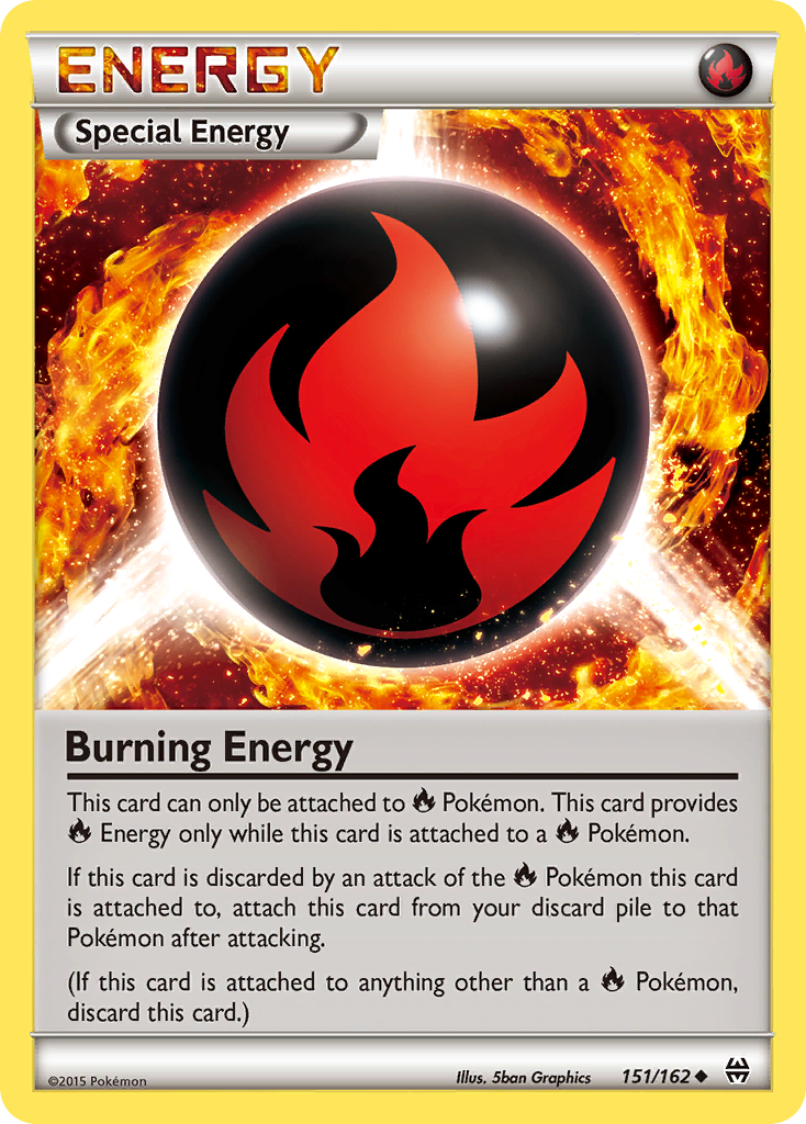 Burning Energy (151/162) - BREAKthrough Pokémon Card