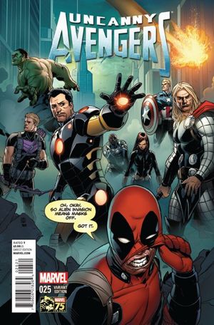 Uncanny Avengers #25 (Deadpool 75th Anniversary Photobomb Variant)