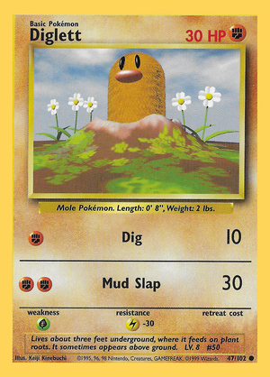 Diglett (47/102) - Base (Unlimited)